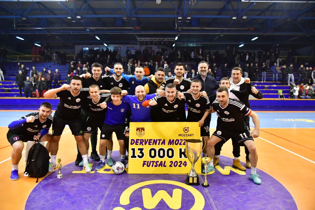 Ekipa Futsal Doborovci pobjednik  Derventa Mozzart futsal turnira